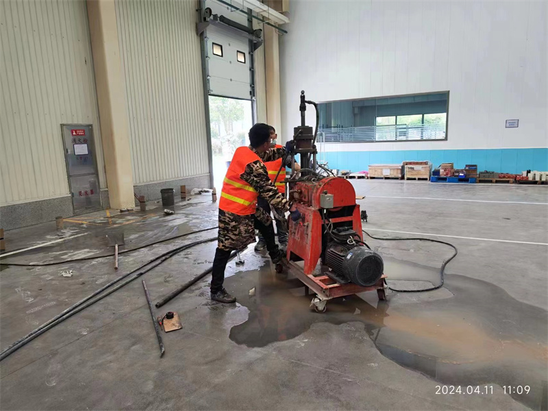 三门厂房地面下沉塌陷注浆加固施工